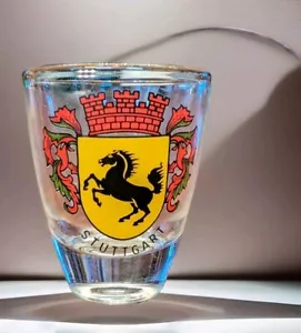 Vintage Stuttgart, Germany Schnapsglas - Bild 1 von 3