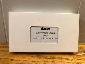 dacor Convection Plus Oven CPS 137, CPS 227 & CPD 227 Instructional Vid Tape VHS - Picture 1 of 1