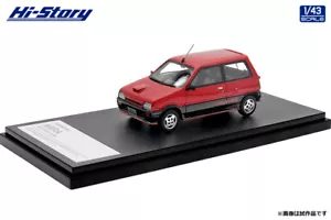 Hi-Story HS423RE 1/43 Daihatsu Mira Turbo TR-XX 1985 Zweifarbig Rot/Schwarz - Bild 1 von 8