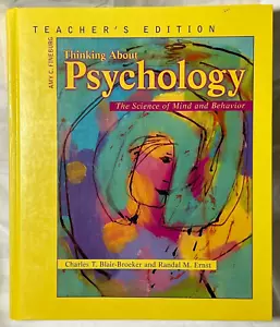 Nachdenken über Psychologie Die Wissenschaft des Geistes & Verhaltens Lehrer Lehrbuch NEUWERTIG - Bild 1 von 9