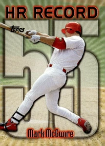 Topps Home Run Parade Record 1999 #220 Mark McGwire Homer #55 Singles Set Break - Imagen 1 de 2