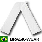KIDS CAPOEIRA PANTS WHITE ABADA ORIGINAL FROM BRAZIL FREE SR DO BONFIM WRISTBAND