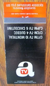 ESTACIÓN DE TELEVISIÓN: CFTM-TV MONTREAL, CFCM-TV QUEBEC Y CJPM-TV CHICOUTIMI -K14 - Imagen 1 de 1