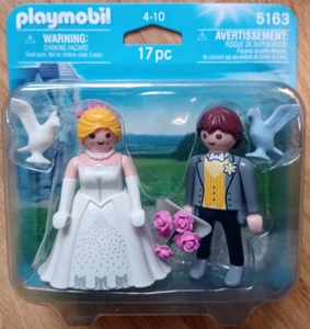 Playmobil 5163 Novios Boda. Pareja Recién Casados. Nuevo en blíster. 17 piezas - Imagen 1 de 4