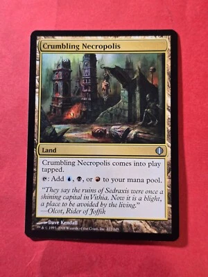2008 Magic The Gathering Shards of Alara #222 Crumbling Necropolis, UC, NF, cd2 - Image 1 of 3