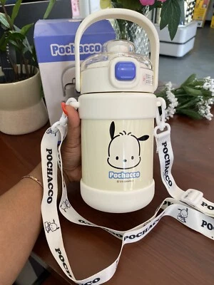 Termo Pochacco Sanrio 28 oz/820 ml acero aislado Kawaii botella fría caliente 2023 Foto 1 de 4