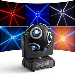 150W Moving Head Light 8 LEDs RGBW 360°Rotation DJ Light DMX 512 14CH with Sound - Picture 1 of 6