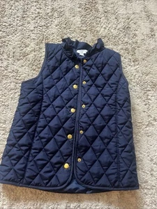Crown & Ivy Girls Vest Size M Navy Color - Picture 1 of 4