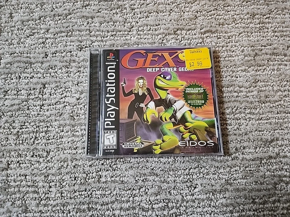 Gex 3 Deep Cover Gecko PS1 PlayStation 1 - Complete CIB Tested - Image 1 of 3