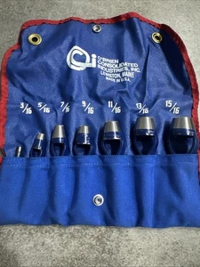 O'Brien Consolidated Industries, 7-teiliges Locher-Set, USA - Bild 1 von 4