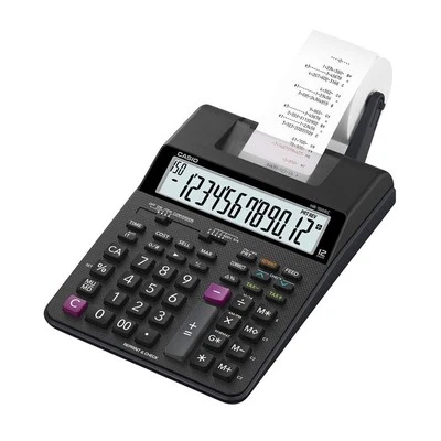 Casio HR-100RC-BK 150 Steps Check & Correct Printing Calculator with Reprint - Image 1 of 4