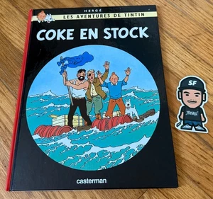 VINTAGE FRANZÖSISCHE TINTIN ADVENTURES KOKS AUF LAGER #19 BUCH CASTERMAN HERGE MEERESHAIE - Bild 1 von 4