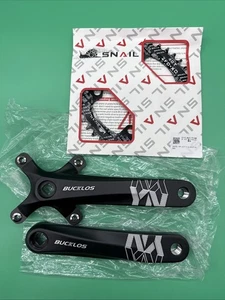 MTB Mountain Bike Single Speed Square Taper Crankset -170mm Cranksets Bicycle... - Picture 1 of 15