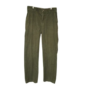 Columbia Womens Size 30 Corduroy Pants Green Utility Outdoors Gorpcore Camping - Picture 1 of 16