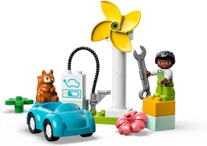 Lego Duplo Town Wind Turbine & Electric Vehicle 10985 Toy Block Gift Toddler - Picture 1 of 7