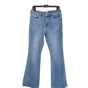 Pantalones de mezclilla Dear John Laney tiro alto acampanados Lisboa para mujer 29 elásticos medianos azules - Imagen 1 de 8