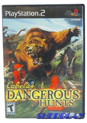 Cabela's Dangerous Hunts PlayStation 2 2003 PS2 Complete Rated Teen Used - Image 1 of 3