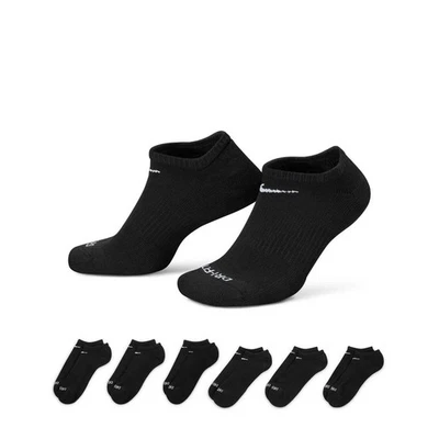 Nike Everyday Plus Cushioned No-Show Training Socks (6-Pack) - Image 1 of 4