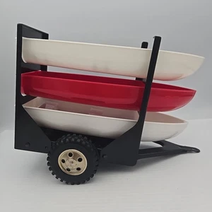 Tonka Boat Service Trailer Reproduction With Boats - Picture 1 of 4