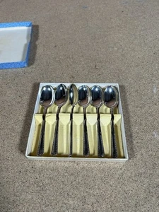 Vintage 6er Set EPNS Teelöffel im Originalkarton - Bild 1 von 8