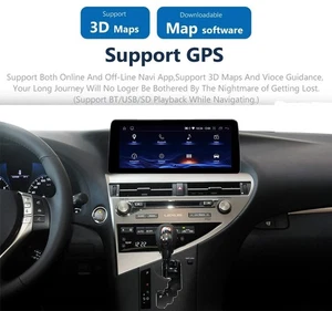 For 2009-2015 Lexus RX270/350 256GB Android Car Stereo Radio Apple Carplay GPS - Picture 1 of 12