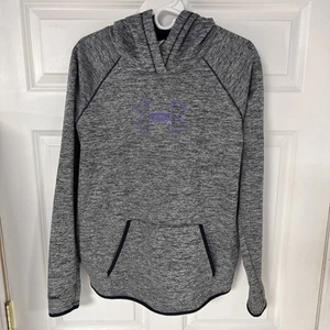 Sudadera con capucha Under Armour para mujer grande manga larga gris pulóver - Imagen 1 de 6