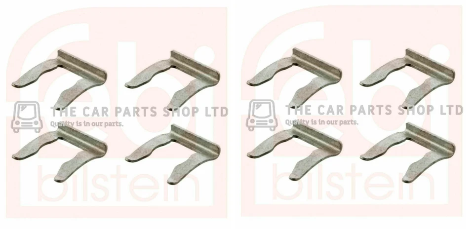 SE ADAPTA A SEAT IBIZA ST MK4 PAQUETE DE 8 NUEVOS CLIPS DE RETENCIÓN DE MANGUERA DE FRENO FEBI CALIDAD OEM Foto 1 de 1