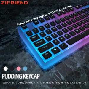 165 Sleutel Pudding PBT Double Shot Keycaps OEM Profiel Set - 100%, 75%, 65% 60% - Afbeelding 1 van 10