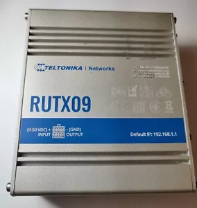 Teltonika RUTX09 Router LTE industriale rete funzionante bene #299F - Foto 1 di 4