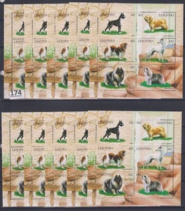 /// 10X LESOTHO - MNH - DOGS - Picture 1 of 1