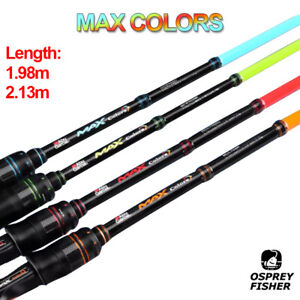Abu Garcia Max Colors Fishing Rod Spinning Rod Baitcasting Rod RF Action 2Pcs