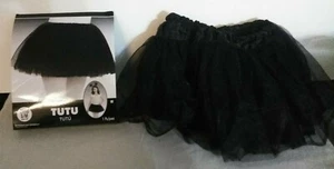 Amscan Black Tutu Skirt Child Size S-M Girl Ages 4-10 Halloween Dress-Up EUC - Picture 1 of 10