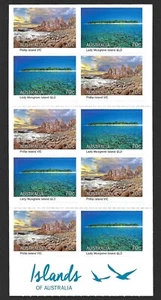 2015 Australia SG#SB507 Islands of Australia P&S stamp booklet mint MUH MNH - Foto 1 di 2