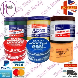 Dax Hair Styling Products(Hair Wax,Hair & Scalp Conditioners,Pomade,Coconut Oil) - Picture 1 of 14