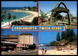 Coolangatta Tweed Heads Queensland New South Wales Australia Beach UNP Postcard - Picture 1 of 2