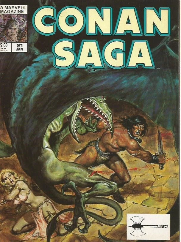 Conan Saga n.21 - Marvel Comics 1989 - Mancante di spille - Immagine 1 di 1