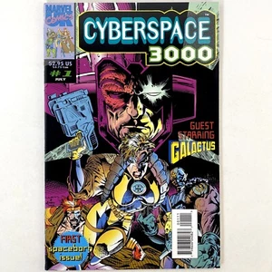 Cyberspace 3000 #1 Marvel Comics Vintage 1993 Brilla en la Oscuridad Cubierta Galactus - Imagen 1 de 6
