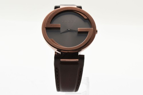 [Ecc+5] Orologio Vintage GUCCI Incastro 133.3 Bronzo Unisex Quarzo 37mm GIAPPONE