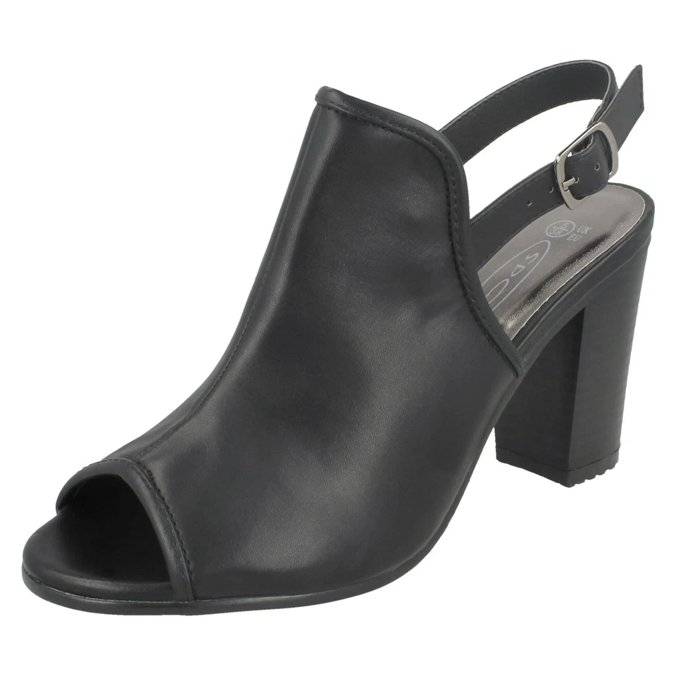 Sandalia con cabestrillo de tacón de bloque para dama Foto 1 de 1