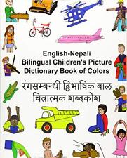 Englisch-Nepalesisches zweisprachiges Kinderbildwörterbuch Farbbuch (FreeBi-,