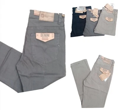 MASTINO pantalone jeans uomo taglie forti AUTUNNO INVERNO elasticizzato vita alta