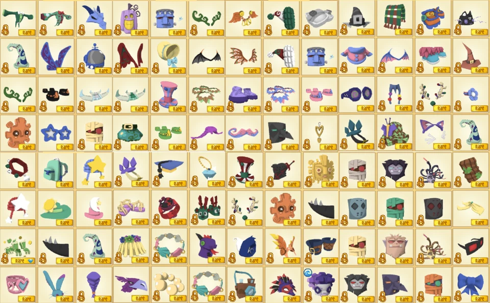 Animal Jam Classic AJC 100 RIMS Rare Item Monday Bundle (READ DESCRIPTION)