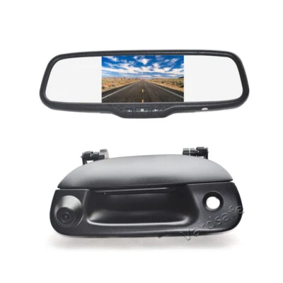 Tailgate Rear View Camera +5'' Mirror Monitor for Ford F150 F250 F350 F450 F550 - Image 1 of 4
