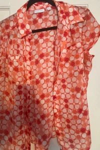 New York & Company Sleeveless Stretch Blouse (M). - Picture 1 of 7