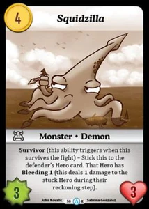Munchkin CCG Squidzilla (Alt 1) - Temporada 1 #50/313 - Imagen 1 de 2