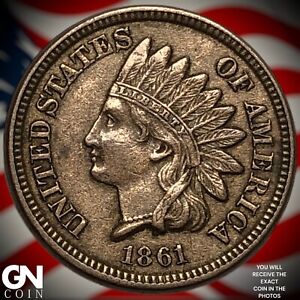1861 Indian Head Cent Penny Y0343