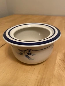 Permastone Stoneware Prestige Blue 317 Japan Butter Crock w/o Lid - Picture 1 of 9