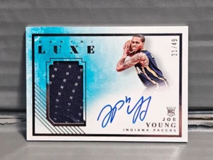 2015-16 Panini Luxe Joe Young Rookie Auto Aufnäher/49 #RM-JYG - Bild 1 von 3