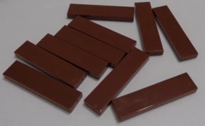 LEGO Pieces & Parts 4211194 2431 Flat Tile 1x4 Reddish Brown x10 - Picture 1 of 1