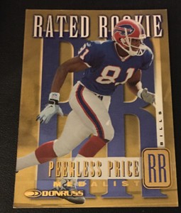 1999 Donruss Rated Rookies Buffalo Bills Football Card #RR2 Peerless Price /250